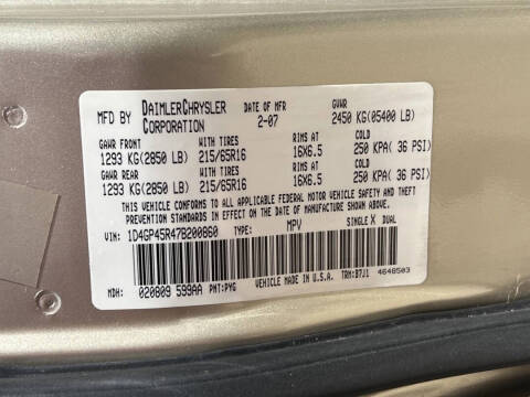 2007 Dodge Caravan SXT