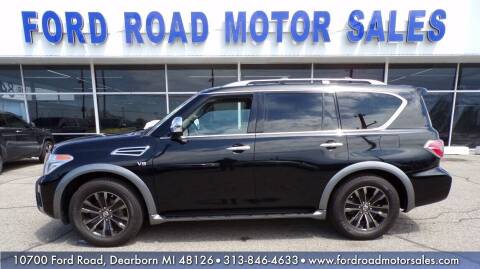 2017 Nissan Armada for sale at Ford Road Motor Sales in Dearborn MI