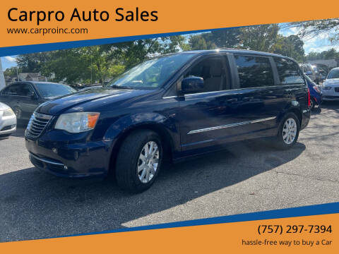 2014 Chrysler Town and Country for sale at Carpro Auto Sales in Chesapeake VA