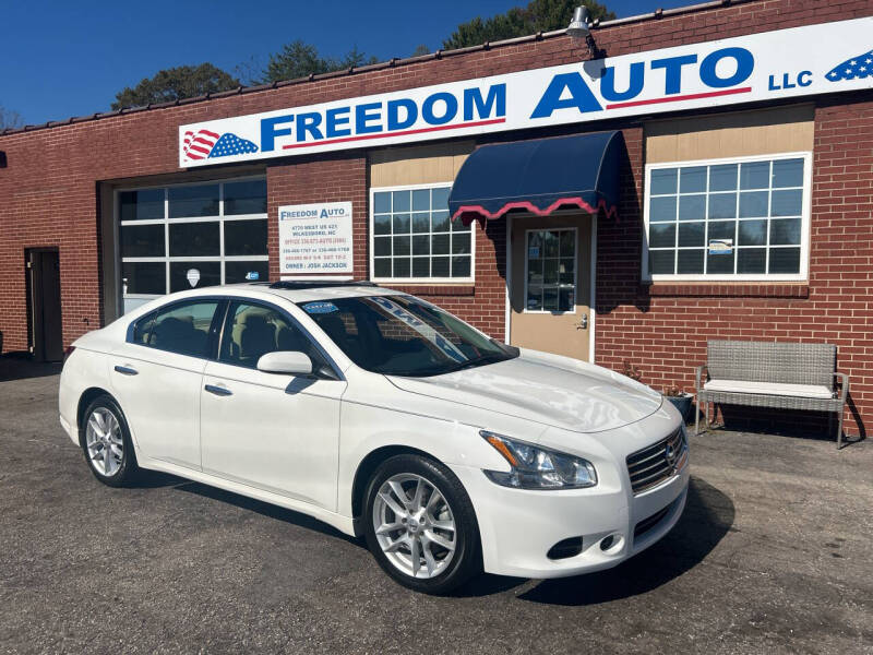 2011 Nissan Maxima for sale at FREEDOM AUTO LLC in Wilkesboro NC