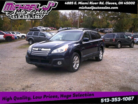 2013 Subaru Outback for sale at MICHAEL J'S AUTO SALES in Cleves OH