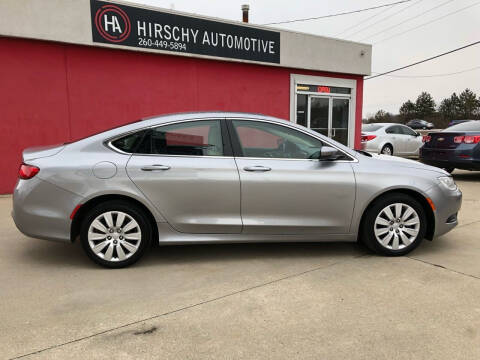 2015 Chrysler 200 for sale at Hirschy Automotive in Fort Wayne IN