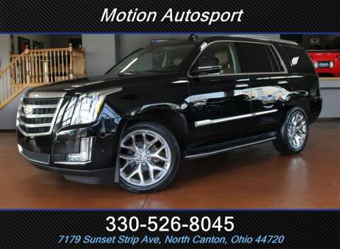2017 Cadillac Escalade for sale at Motion Auto Sport in North Canton OH