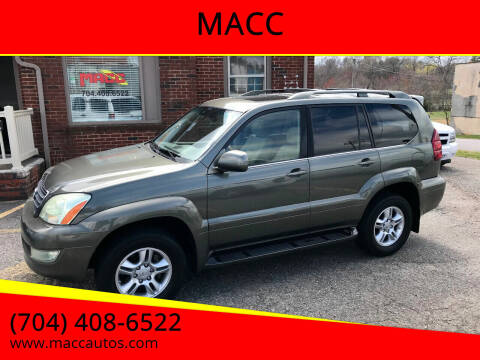 2006 Lexus GX 470 for sale at MACC in Gastonia NC