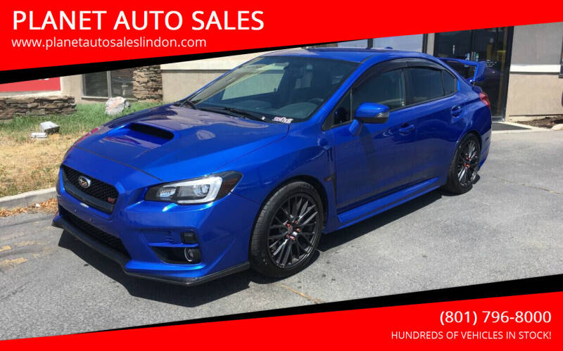 2015 Subaru WRX for sale at PLANET AUTO SALES in Lindon UT