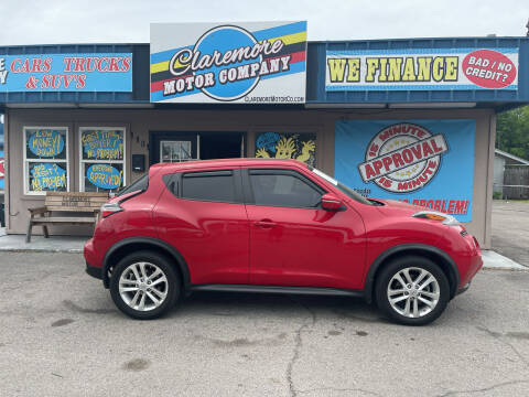 2015 Nissan JUKE for sale at Claremore Motor Company in Claremore OK