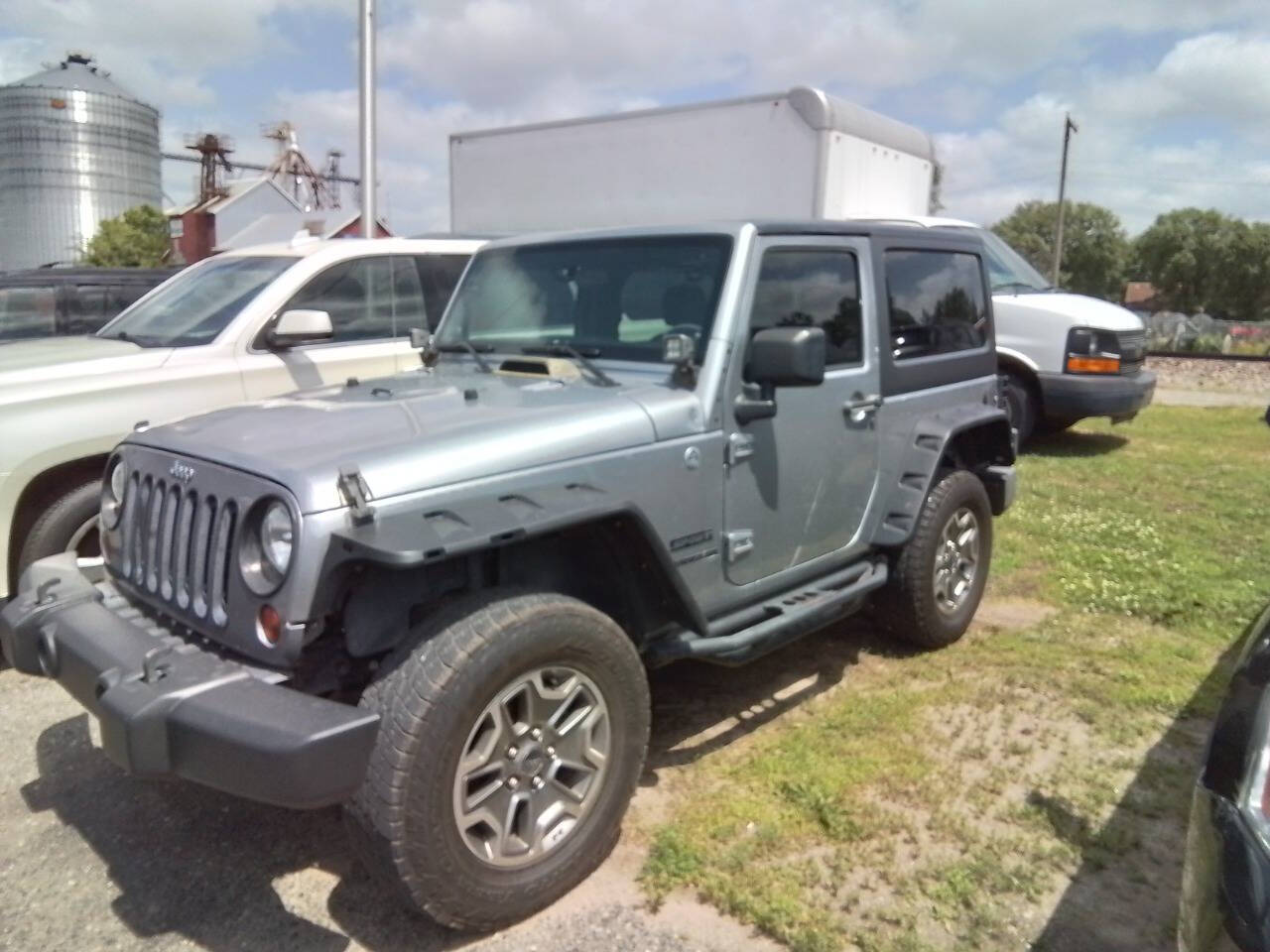 Gray 2013 Jeep Wrangler Sport 4x4 Sport 2dr SUV 1