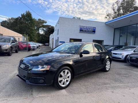 2010 Audi A4 for sale at Best Choice Auto Sales in Virginia Beach VA