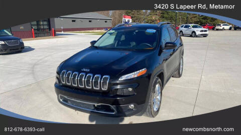 2017 Jeep Cherokee for sale at Newcombs North Certified Auto Sales in Metamora MI