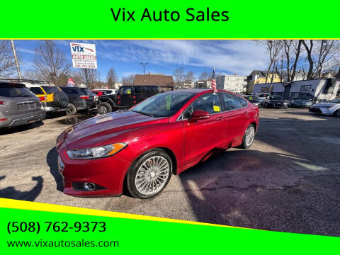2013 Ford Fusion for sale at Vix Auto Sales in Worcester MA