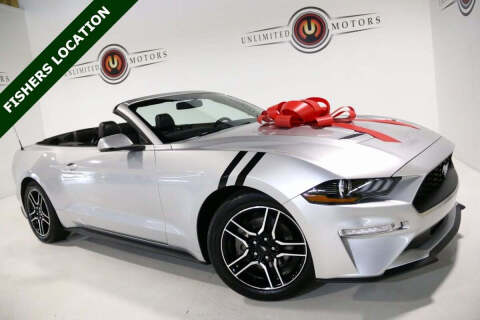 2018 Ford Mustang for sale at Unlimited Motors in Fishers IN