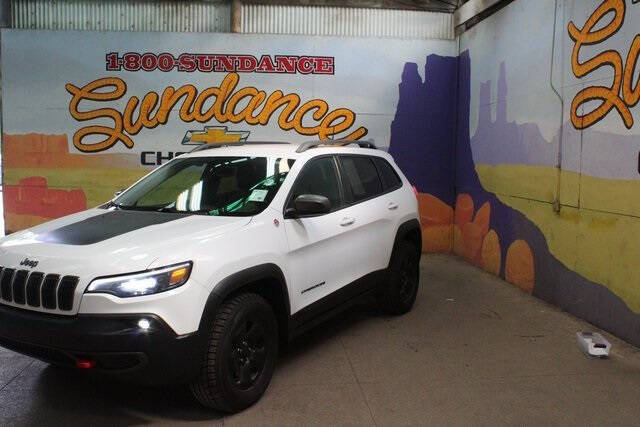 Used 2019 Jeep Cherokee Trailhawk with VIN 1C4PJMBX8KD300197 for sale in Grand Ledge, MI