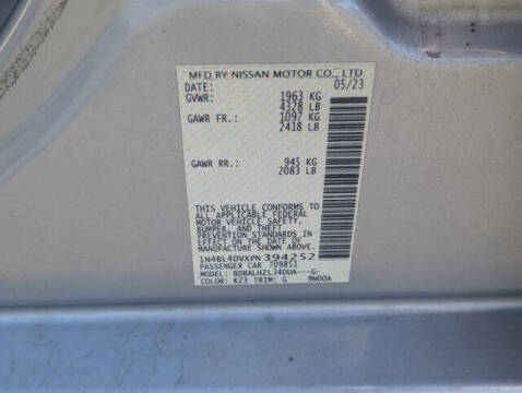 2023 Nissan Altima 2.5 SV