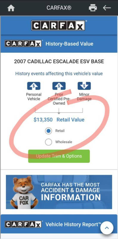 2007 Cadillac Escalade ESV