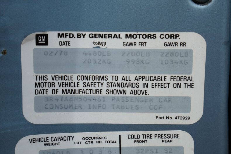 1978 Oldsmobile Cutlass Supreme