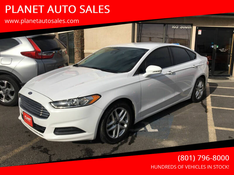 2016 Ford Fusion for sale at PLANET AUTO SALES in Lindon UT