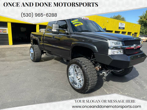 2003 Chevrolet Silverado 2500HD for sale at Once and Done Motorsports in Chico CA