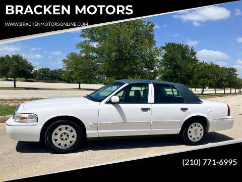 2006 Mercury Grand Marquis for sale at BRACKEN MOTORS in San Antonio TX