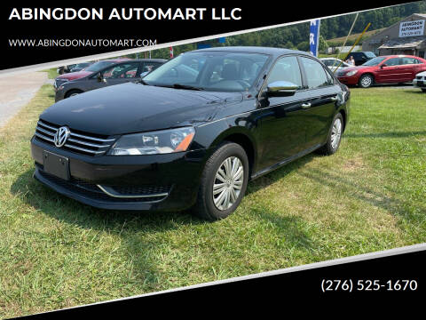 2014 Volkswagen Passat for sale at ABINGDON AUTOMART LLC in Abingdon VA