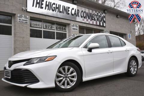 2018 Toyota Camry for sale at The Highline Car Connection in Waterbury CT