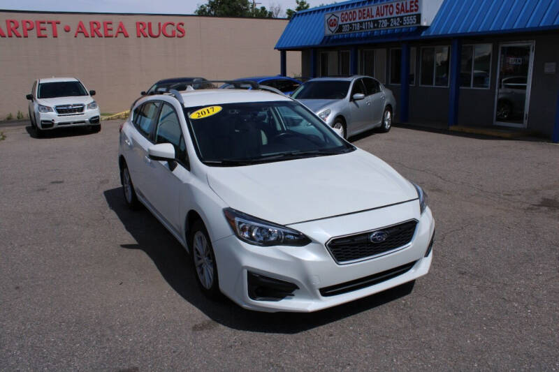 2017 Subaru Impreza for sale at Good Deal Auto Sales LLC in Aurora CO