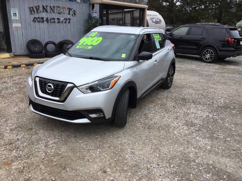 2018 Nissan Kicks for sale at Bennett Etc. in Richburg SC
