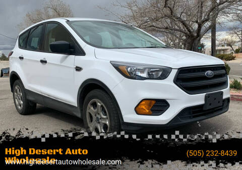 2019 Ford Escape for sale at High Desert Auto Wholesale in Albuquerque NM