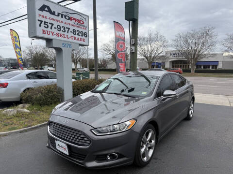 2014 Ford Fusion for sale at AutoPro Virginia LLC in Virginia Beach VA