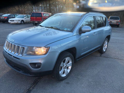 2014 Jeep Compass for sale at SARRACINO AUTO SALES INC in Burgettstown PA