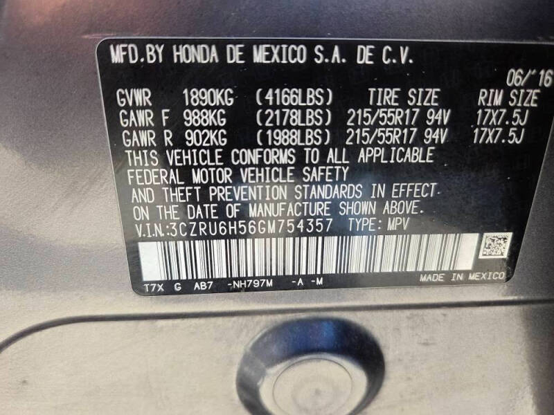 2016 Honda HR-V EX