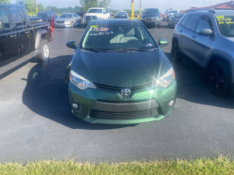 2014 Toyota Corolla for sale at EAGLE ONE AUTO SALES in Leesburg OH