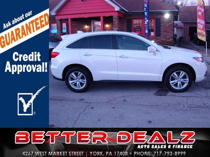 2015 Acura RDX for sale at Better Dealz Auto Sales & Finance in York PA