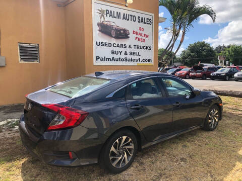 2017 Honda Civic for sale at Palm Auto Sales in West Melbourne FL