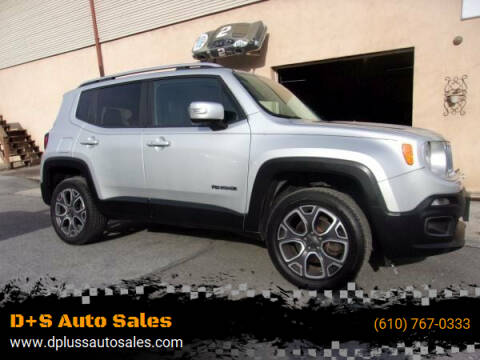 2016 Jeep Renegade for sale at D+S Auto Sales in Slatington PA