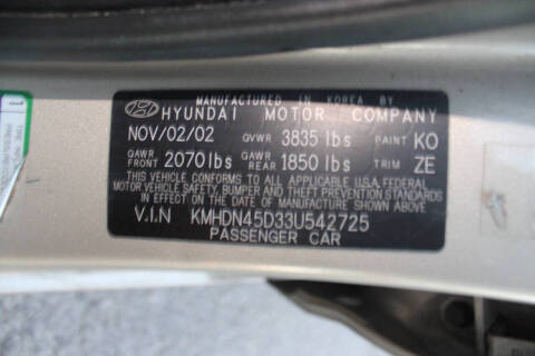 2003 Hyundai Elantra GLS
