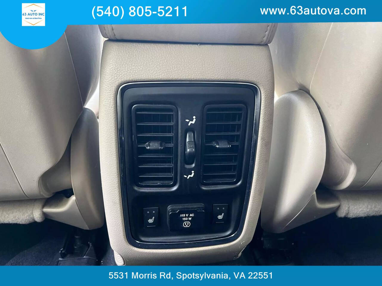 2012 Jeep Grand Cherokee for sale at 63 Auto Inc in Spotsylvania, VA