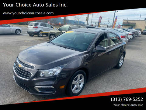 2016 Chevrolet Cruze Limited for sale at Your Choice Auto Sales Inc. in Dearborn MI