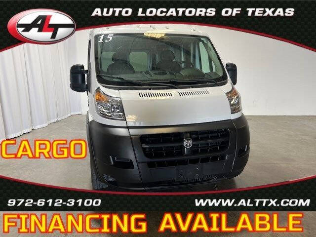 2015 RAM ProMaster for sale at AUTO LOCATORS OF TEXAS in Plano TX