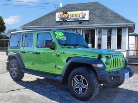 2018 Jeep Wrangler Unlimited for sale at Dorman's Auto Sales of Pawtucket in Pawtucket RI