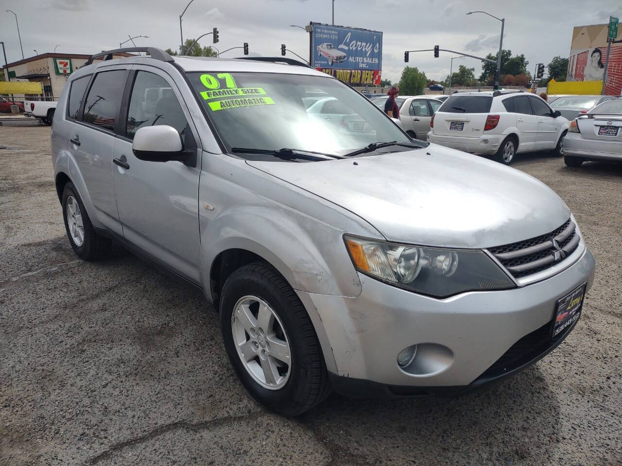 Silver 2007 Mitsubishi Outlander LS AWD LS 4dr SUV 2