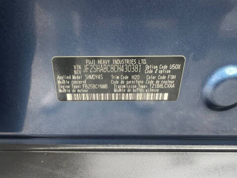 2012 Subaru Forester 2.5X