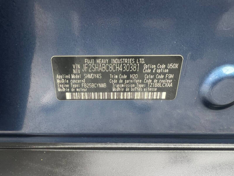 2012 Subaru Forester 2.5X