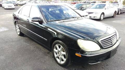 2003 Mercedes-Benz S-Class for sale at Tony's Auto Sales in Jacksonville FL