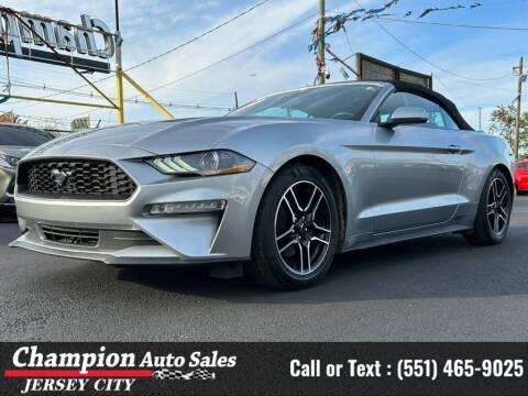 2021 Ford Mustang for sale at CHAMPION AUTO SALES OF JERSEY CITY in Jersey City NJ