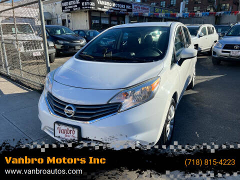 2016 Nissan Versa Note for sale at Vanbro Motors Inc in Staten Island NY