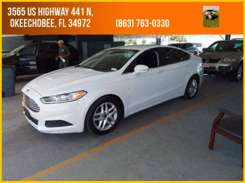 2015 Ford Fusion for sale at M & M AUTO BROKERS INC in Okeechobee FL