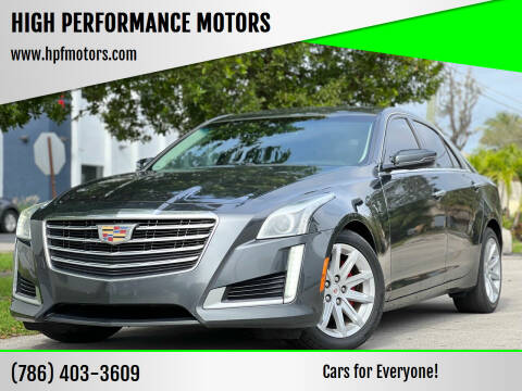 2017 Cadillac CTS for sale at HIGH PERFORMANCE MOTORS in Hollywood FL