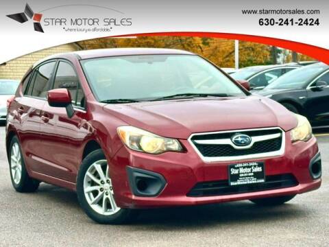 2014 Subaru Impreza for sale at Star Motor Sales in Downers Grove IL