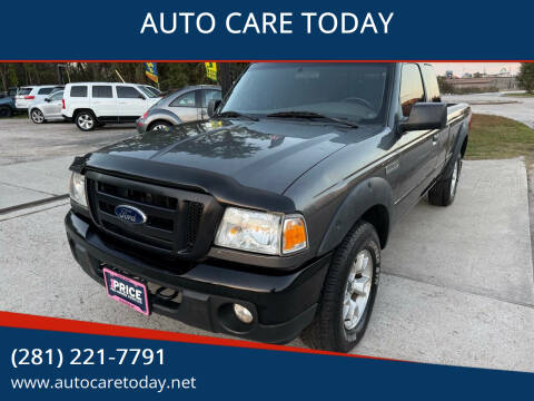 2008 Ford Ranger for sale at AUTO CARE TODAY in Spring TX