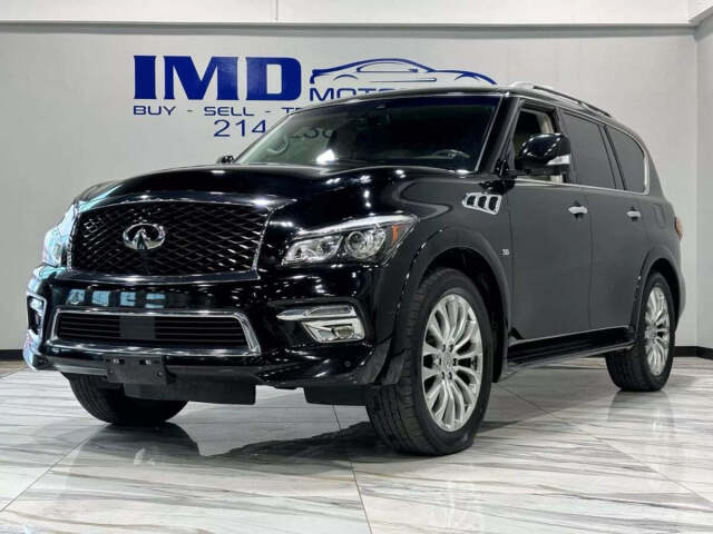 2017 INFINITI QX80 for sale at IMD MOTORS, INC in Dallas, TX